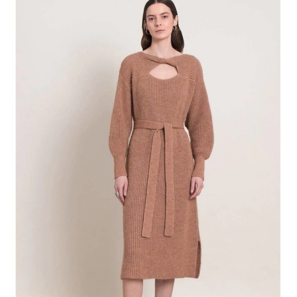 Eleven Six Beth Sweater Dress‎ made in Peru baby Alpaca, wool, polyamide   NWT